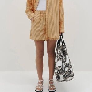 Bassike Textured Stripe Boxer Shorts